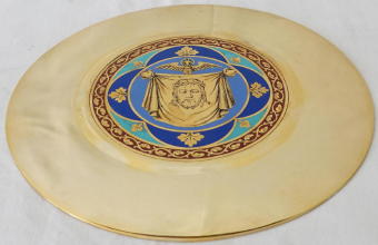 Solid silver gilt antique French Gothic Chalice.